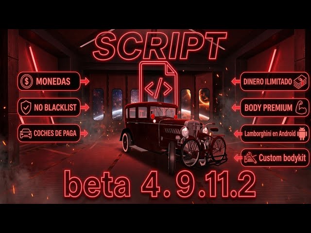 OP Script for Car Parking Multiplayer (Unlock custom bodykit, Beta 4.9.11.2)🤩