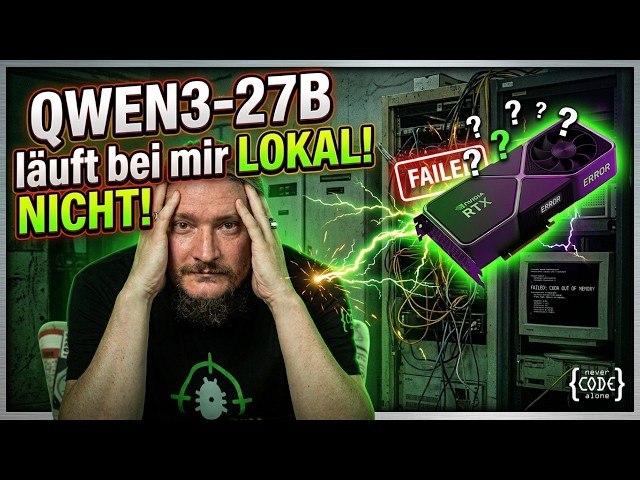 Running Ollama Qwen 3.8 27B locally isn't working for me