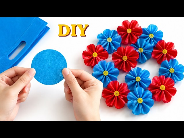 DIY Gorgeous Flowers From Old Shopping Bags | Trash to Treasure