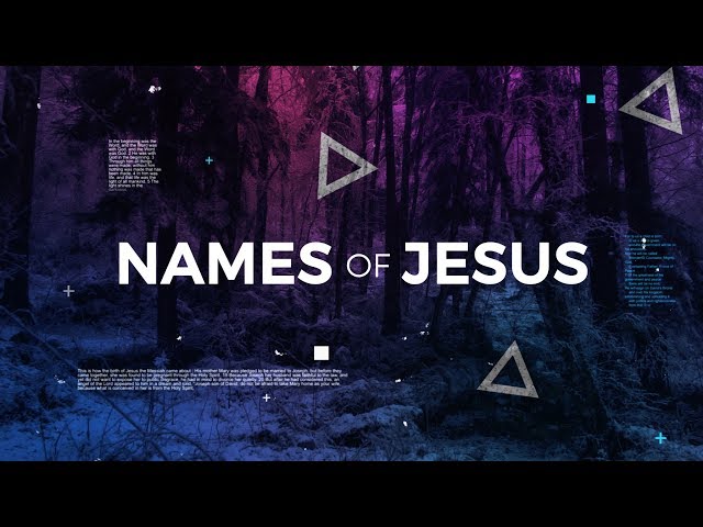 CHRISTMAS | Service Opener & Worship Intro |  Names of Jesus