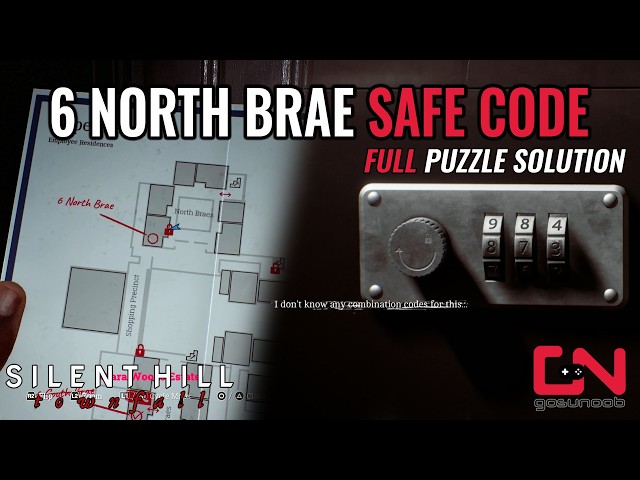 6 North Brae Puzzle Solution & Safe Code | Silent Hill Townfall