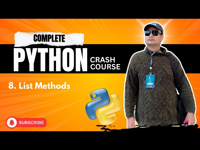 Introducing List | List Methods | Python Tutorial | Day 8