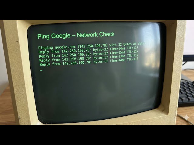 Ping Google – Network Check