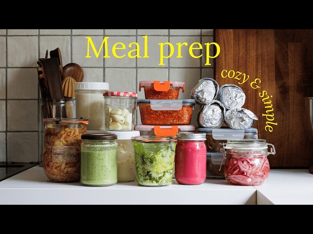 Lo que preparé para la semana: comida sencilla, vegana y apta para familias.
