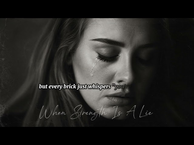 Adele - When Strength Is A Lie (Lyric Video)