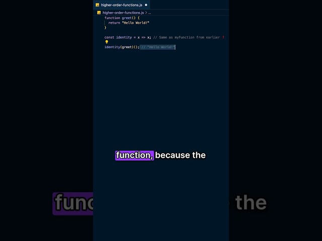 It Only Takes 16 Seconds To Learn Higher-Order Functions
