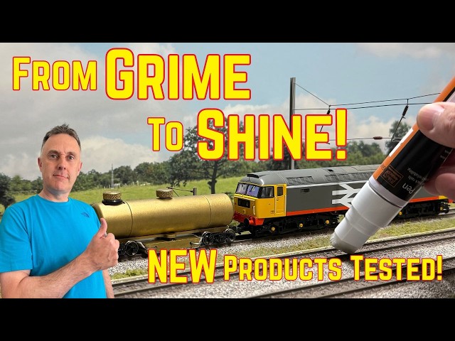Which Model Railway Track Cleaner is Best? CMX vs Woodland Scenics vs NEW Gaugemaster Product!