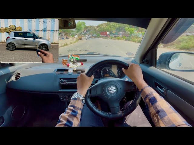 Maruti Suzuki  Swift Vxi  first generation 2007 model/petrol manual/Drive POV/Overview