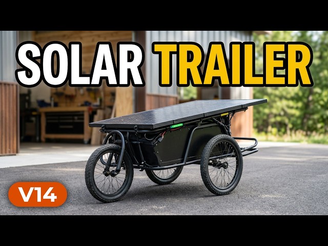Solar EBike Trailer Update 14