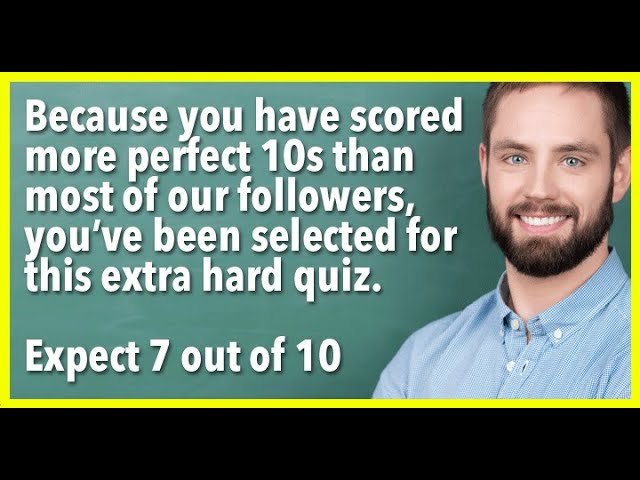 Mixed Knowledge Quiz