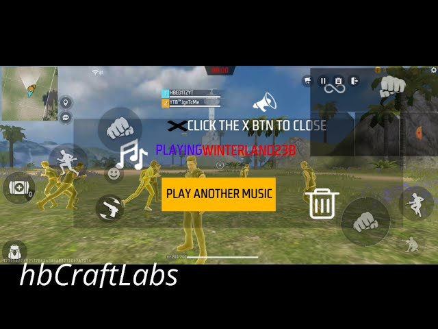 HOW TO MAKE MUSIC PLAYER IN FREE FIRE CRAFTLAND || SCRIPTING TUTORIAL || #hbcraftlabs