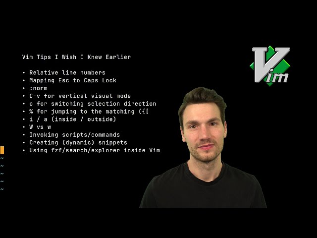 Vim Tips I Wish I Knew Earlier