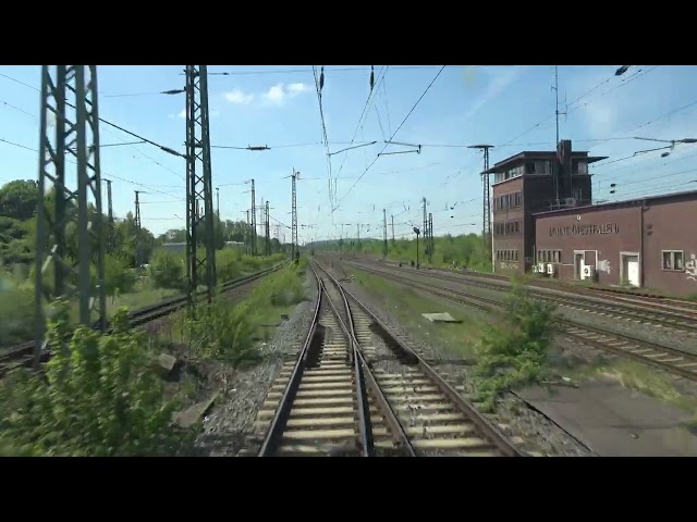 Train cab ride; Löhne (Westf.); via Pbf (20250430)