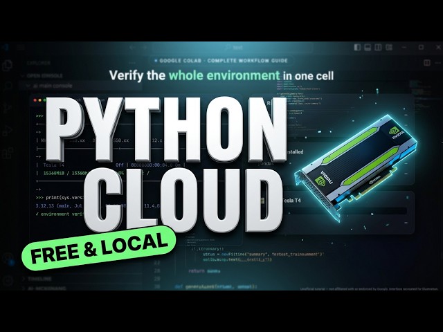 Google Colab Complete Tutorial — Free Cloud Python, GPU, ML & Data Science
