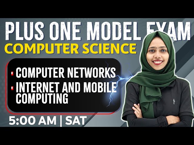 Plus One CS | Computer Networks | Internet and Mobile Computing | Exam Winner