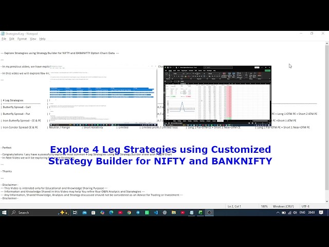 ⚖️ Explore 4-Leg Option Strategies for NIFTY & BANKNIFTY 🧩 Customized Strategy Builder 🛠️
