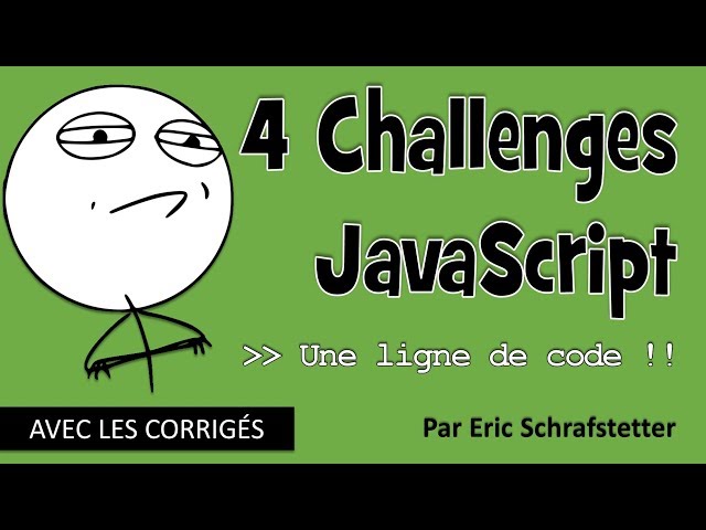 Javascript : 4 challenges à résoudre en une seule ligne de code