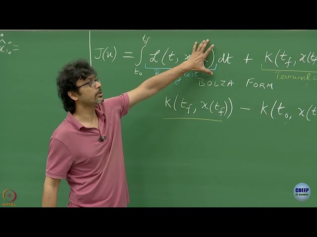 Week 5: Lecture 33: Setting up the optimal control problem: Mayer and Lagrange forms