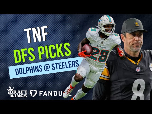 NFL Week 15 MNF | Dolphins @ Steelers |  DFS Picks for DraftKings, FanDuel, and Yahoo