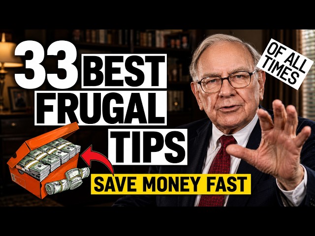 33 FRUGAL LIVING TIPS That REALLY WORK 👍 Warren Buffett's Saving Money Habits