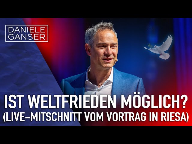 Dr. Daniele Ganser: "Is World Peace Possible?" (12/28/2025) - Live Recording of the Lecture in Riesa