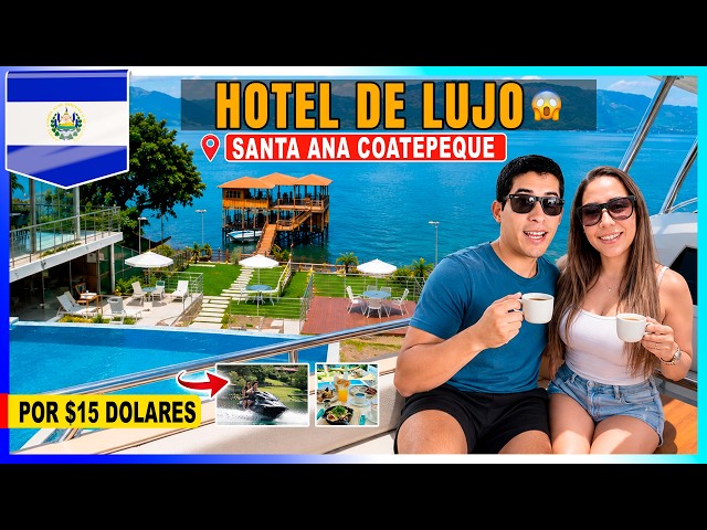 Luxury Hotel for $15 | Equinoccio Hotel Coatepeque Santa Ana El Salvador