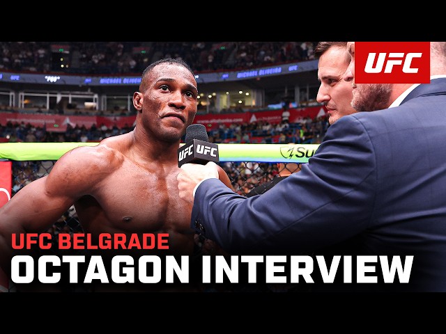 Michael Oliveira Octagon Interview | UFC Belgrade