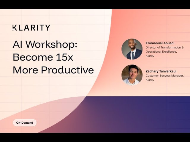 AI Workshop: How to Become 15x More Productive