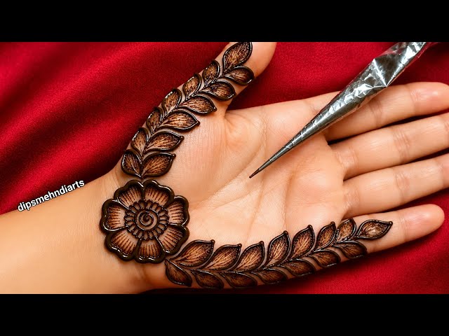 Sawan Special beautiful mehndi design || Sawan Mehndi Designs| front hand mehndi design| mehndi 