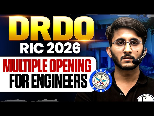 DRDO RIC Vacancy 2026 | Multiple Openings for Engineers | Eligibility & Selection Process
