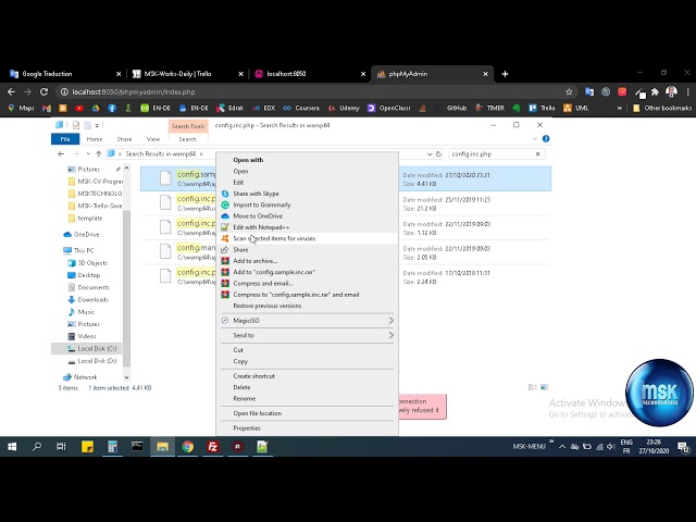 WampServer PhpMyAdmin login problem