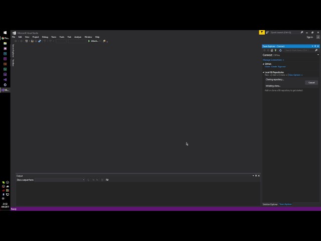 How To Clone Your Own Git Repo With VIsual Studio