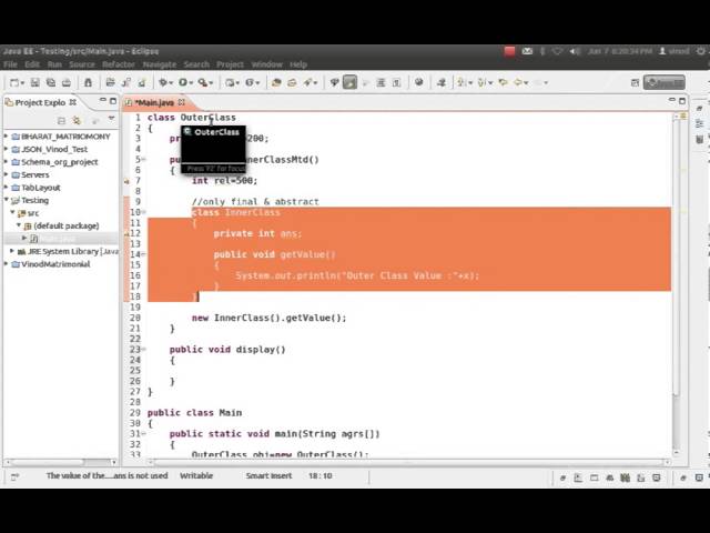 Java Inner Class