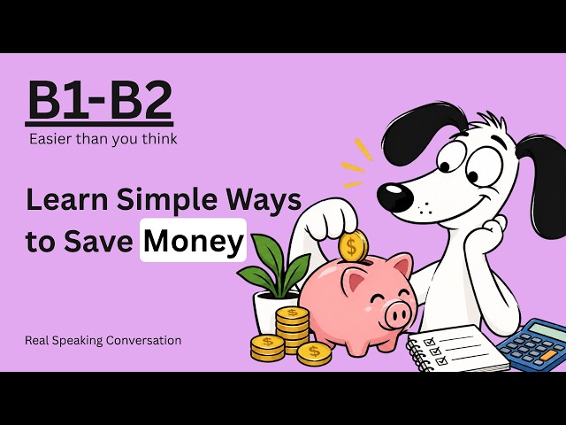 How to Save Money Every Month | Easy English Podcast Conversation in Daily Life