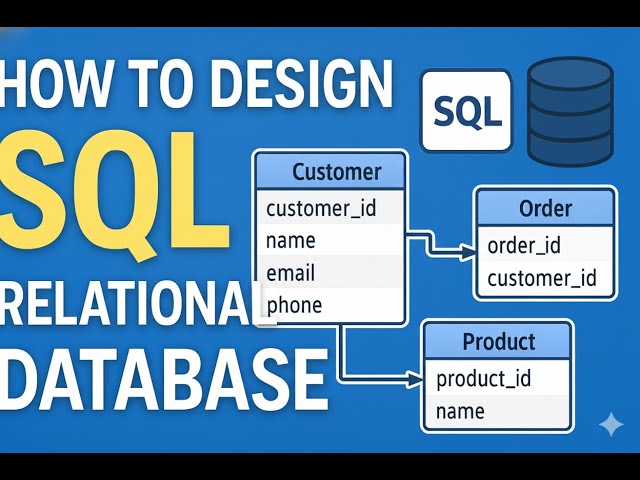 How to Design an SQL Relational Database | Step-by-Step Beginner’s Guide