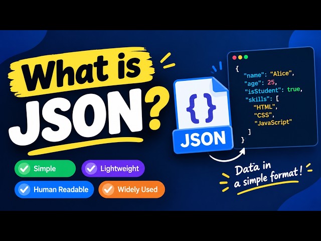 What is JSON? | JSON Explained for Beginners