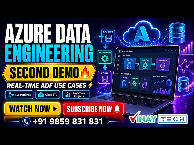 Microsoft Azure Data Engineer Training in Hyderabad | Second Demo | 05 Jun 2026 | Vinay Tech