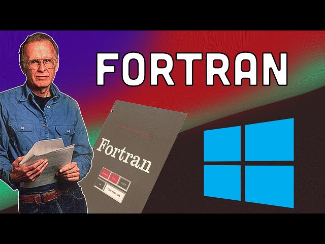 Installing Fortran on Windows