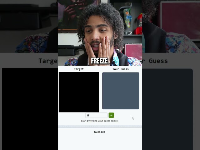 Guessing the hex code in 1 second...