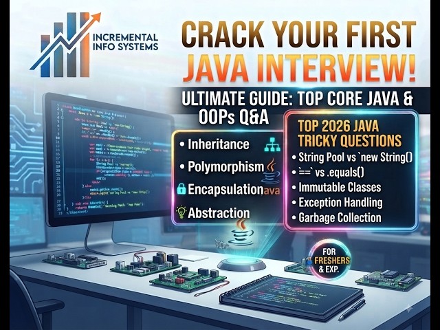 Crack Your First Java Interview! Top Core Java & OOPs Questions Walkthrough
