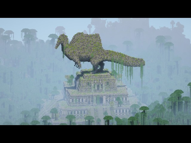 Ancient Dinosaur Pyramid in Minecraft | Tutorial