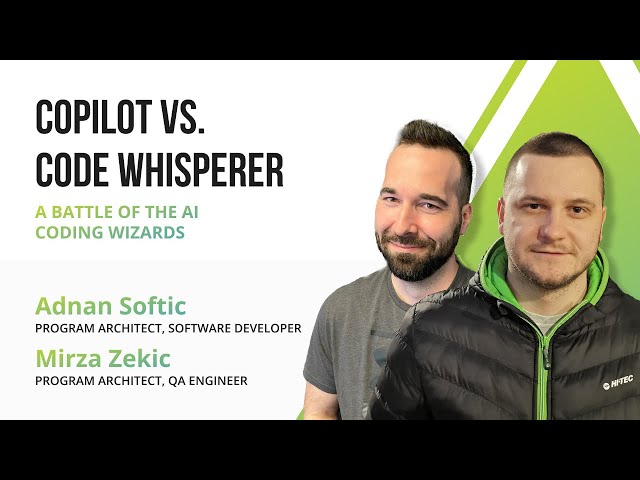Copilot vs Code Whisperer by Adnan Softic & Mirza Zekic