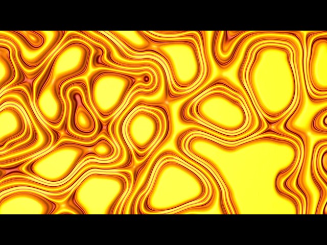 LoopVibe 4K - Golden Liquid Flow 4K (2 Hours) - (No Audio)