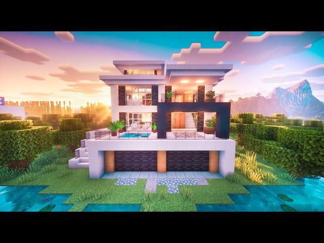 Minecraft Tutorial :: How to Build a 3-Story House 🏡✨