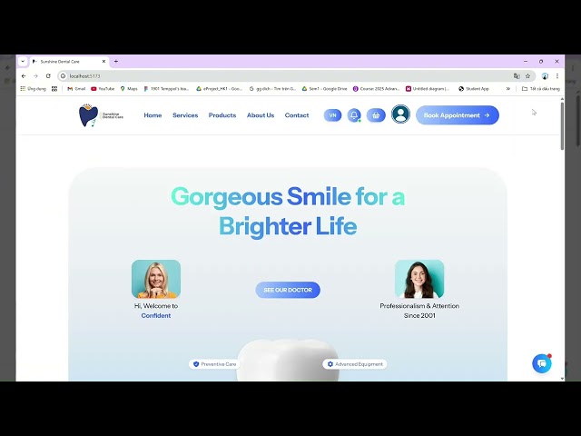 Đồ án FPT Aptech I Ứng Dụng AI & Chuyển Đổi Số Toàn Diện Hệ Thống Nha Khoa - Sunshine Dental Care