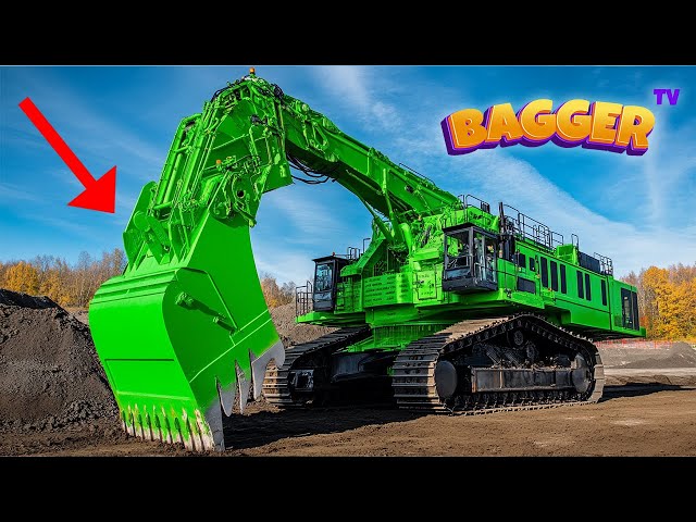 🦺 Bagger Im Einsatz 👷 Super Bagger für Kinder, Kipplaster, Radlader, LKW, Baumaschinen, Baustelle