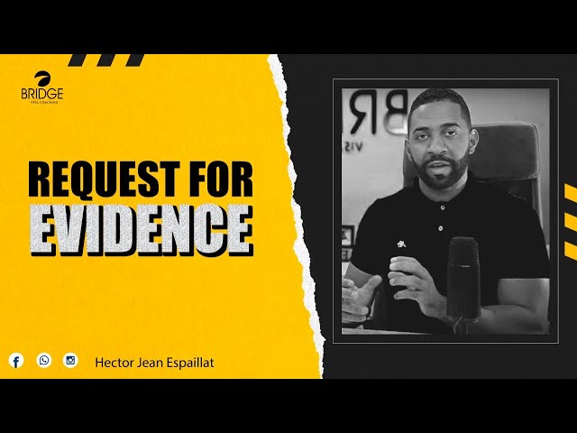 REQUEST FOR EVIDENCE: NEW WAY TO SUBMIT THEM, ALL DIGITALIZED.