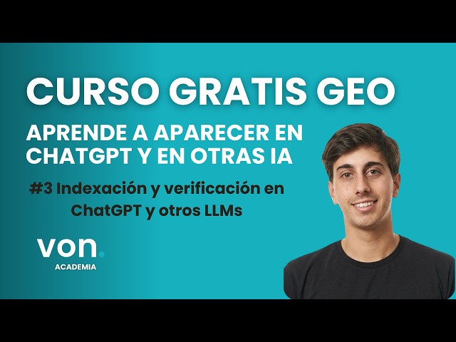 Free GEO Course: Learn how to appear in ChatGPT 🤖 | Lesson 3: Crawling and verification in ChatGPT