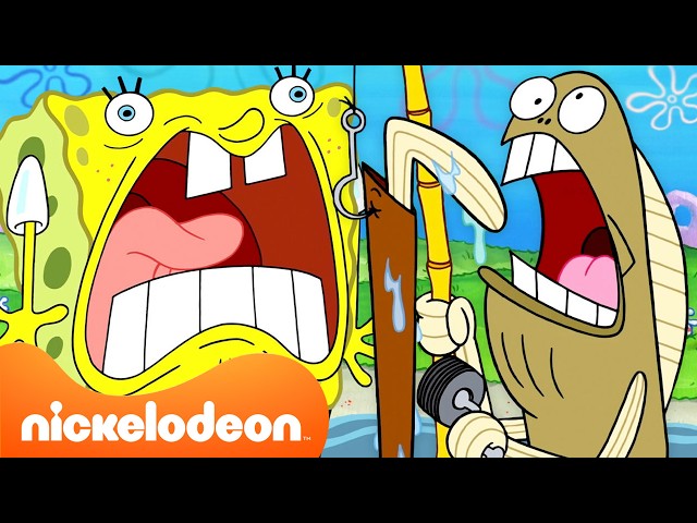 Bob Esponja: Cuando se lastiman las piernas 🦵😵 | 30 Minutos | Nickelodeon en Español