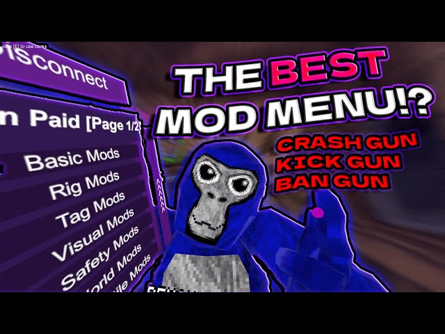 A MENU With A BAN GUN!? | Gorilla Tag Mods